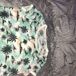 Palm tree tee